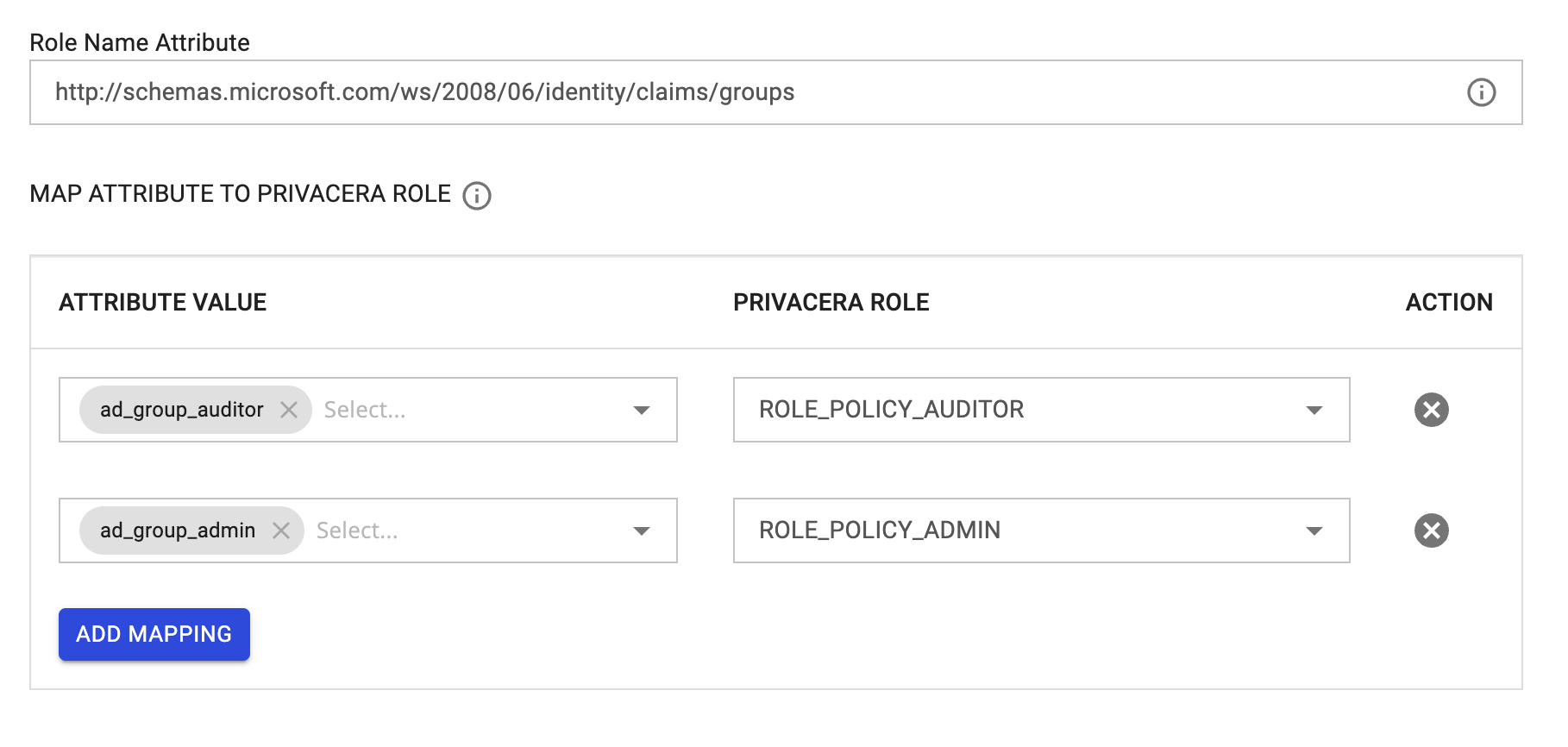 Role Mapping