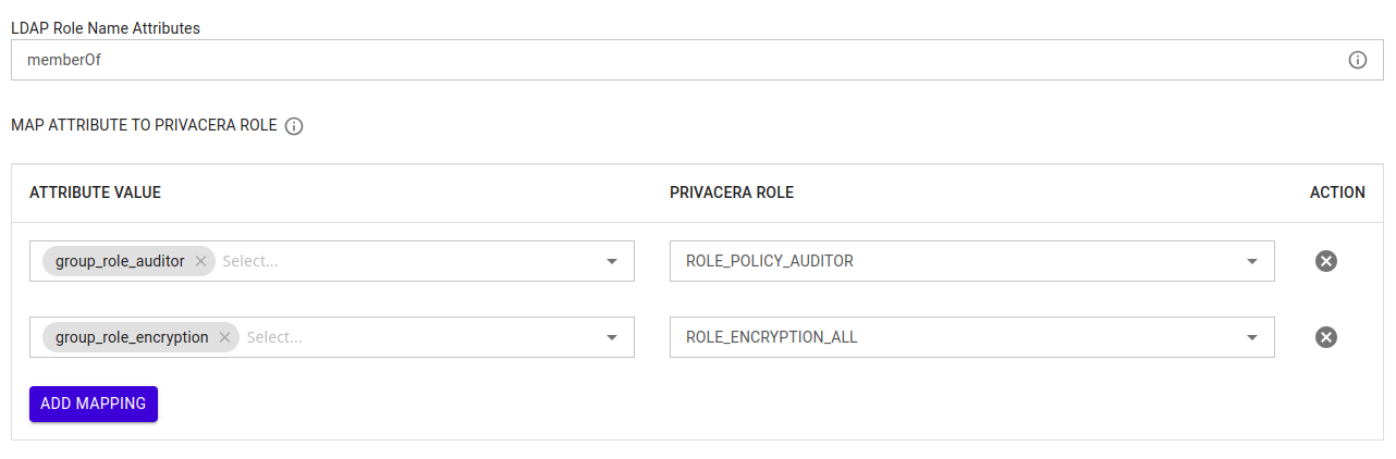 Role Mapping