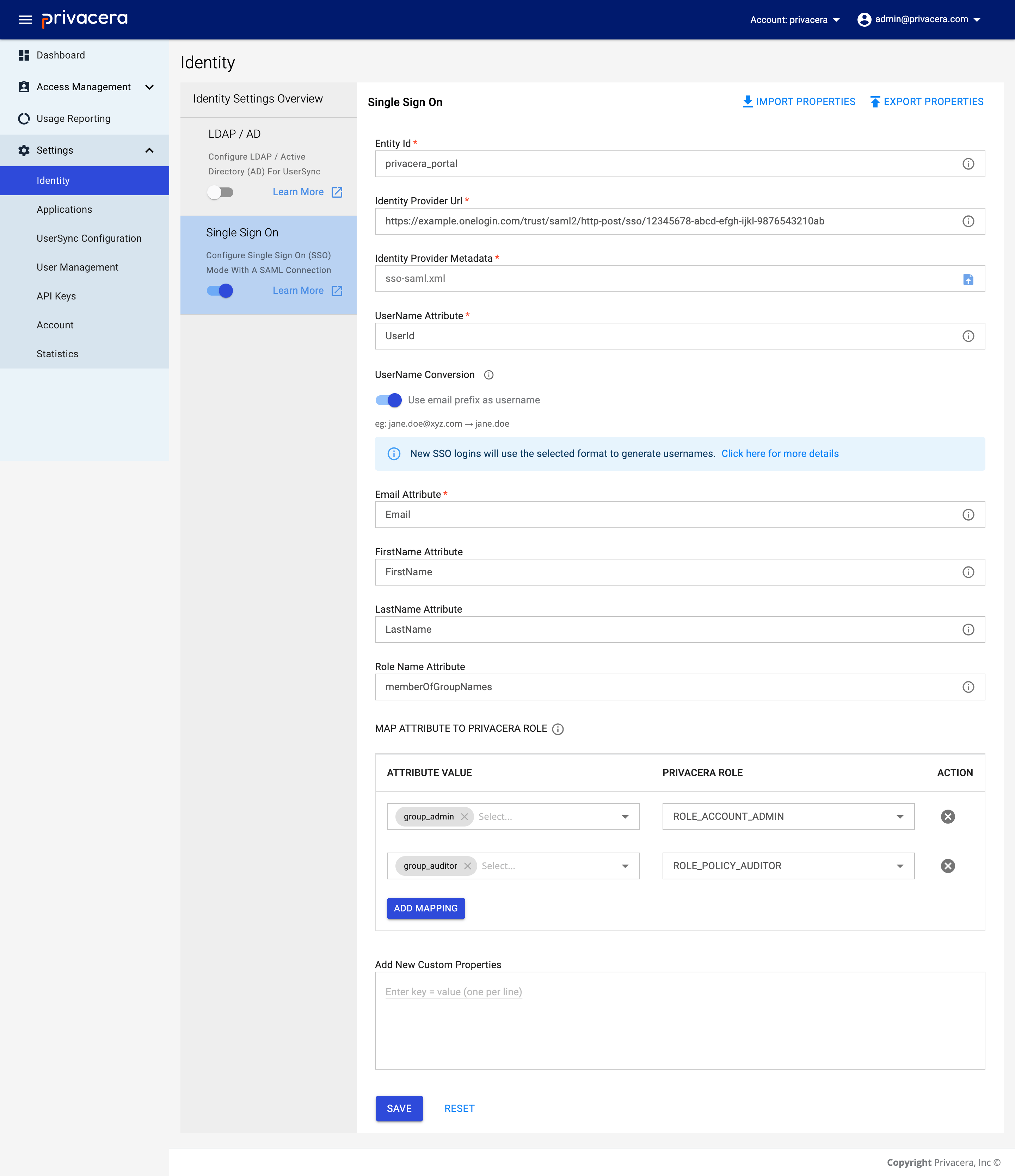 One login Application